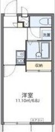 レオパレスグリーンヴィラの物件間取画像